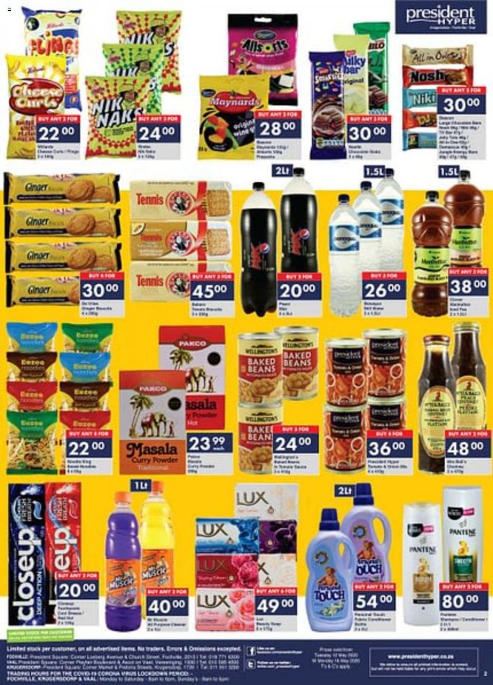 President Hyper Specials | Krugersdorp, Fochville and Vall | Catalogue