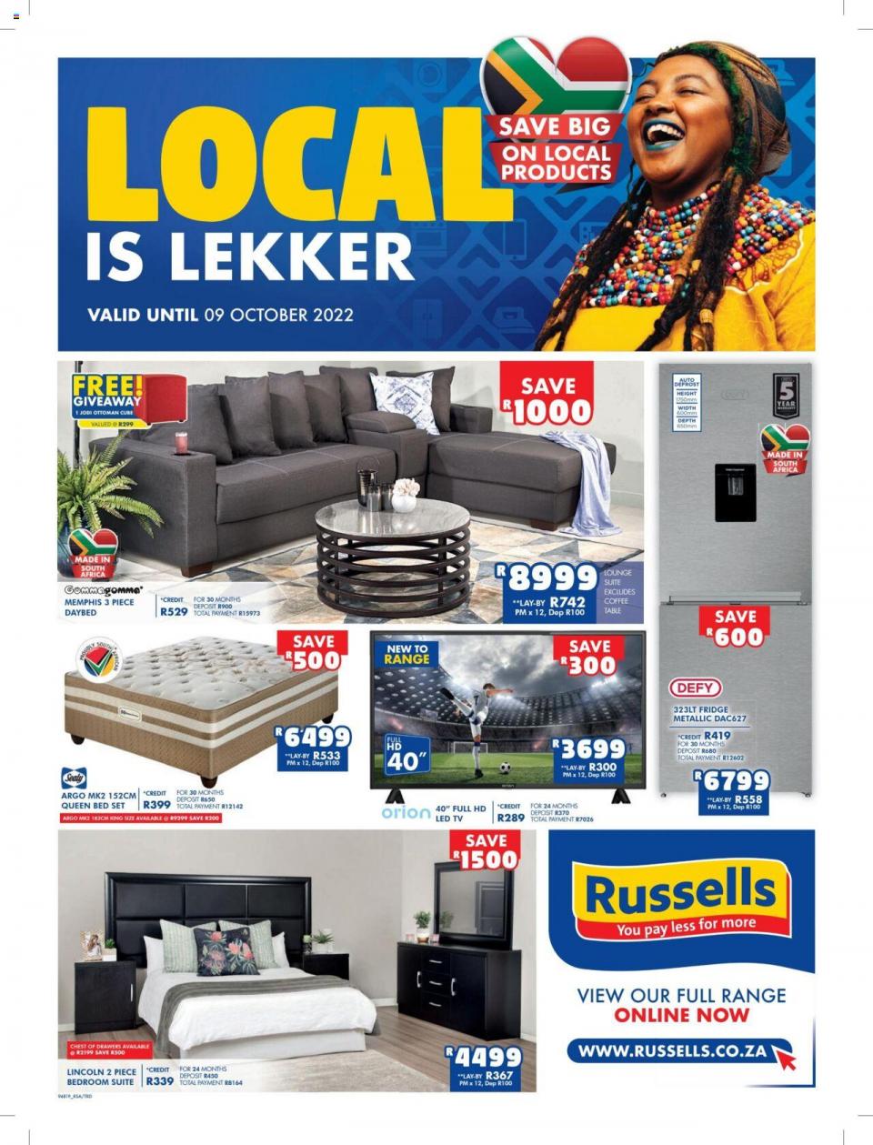 Russells Catalogue 5 Sep 2022 Russell Specials Russell Furniture