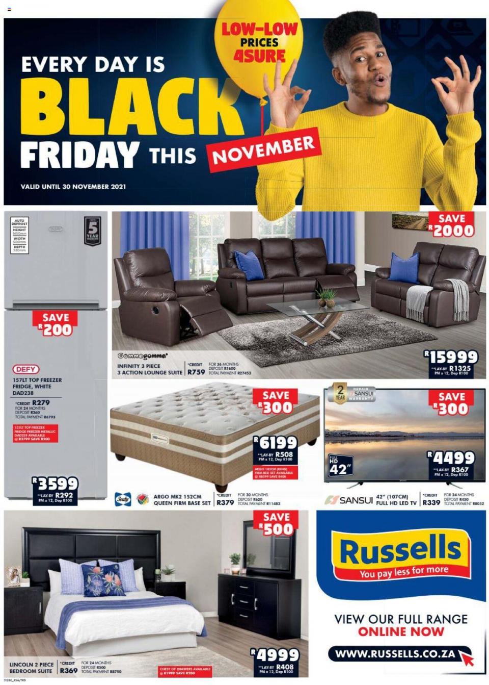 Russells Catalogue Black Friday 1 – 30 Nov 2021