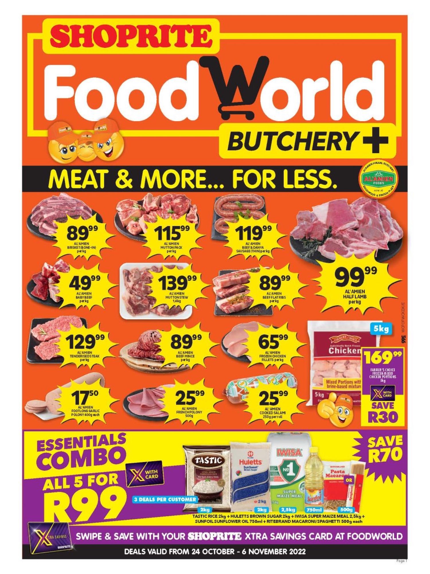 Shoprite Catalogue Foodworld 24 Oct – 6 Nov 2022