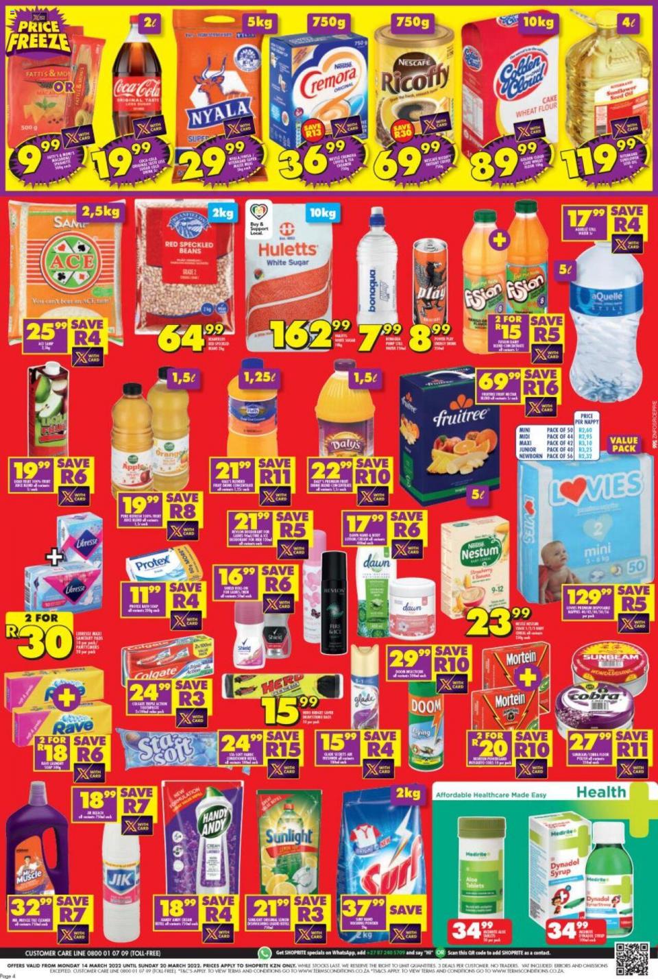 Shoprite Specials 14 March 2022 | Shoprite Catalogue | Shoprite SA 2022