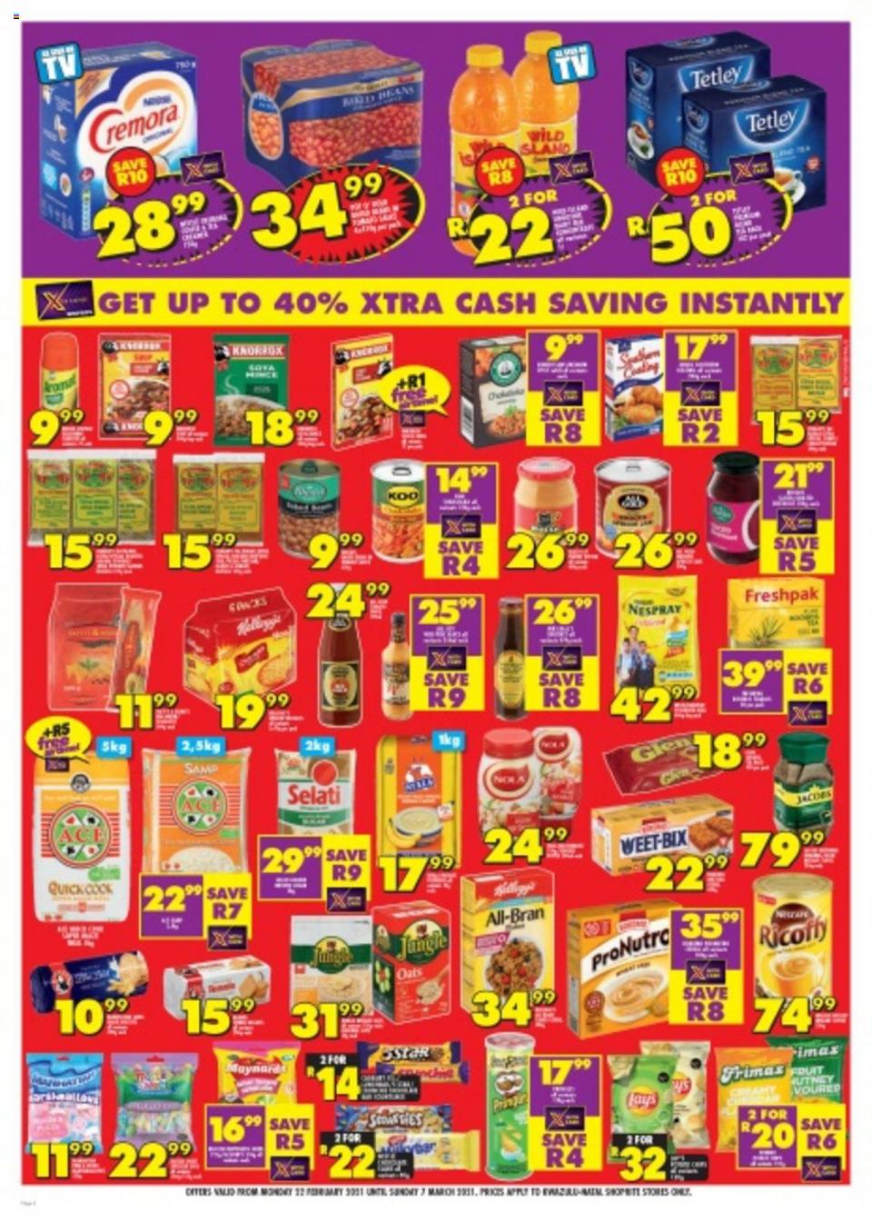 Shoprite Specials 22 February 2021 | Shoprite Catalogue | Xtra Savings