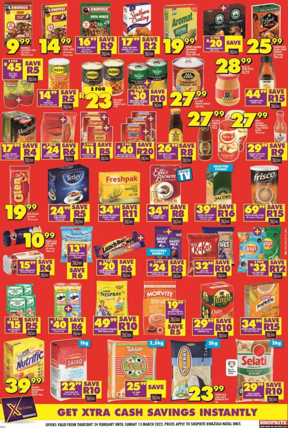 Shoprite Specials 24 Feb 2022 | Shoprite Catalogue | Shoprite Xtra Sale