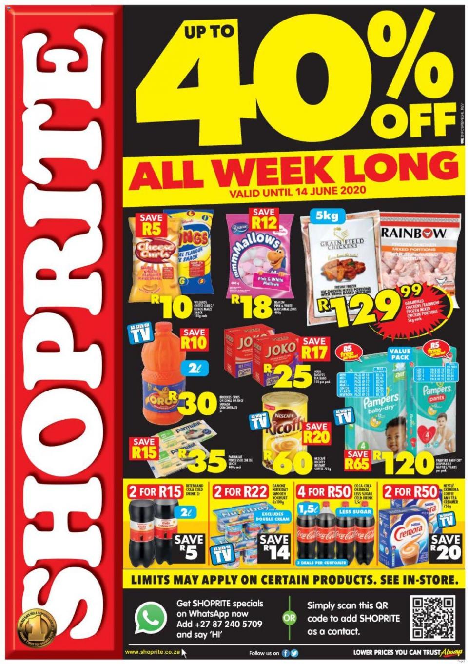 Shoprite Specials 40% Off All Week Long 8 June 2020