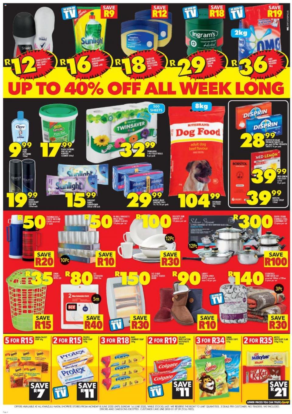 Shoprite Specials | Shoprite Catalogue | 40% Off All Week Long | June