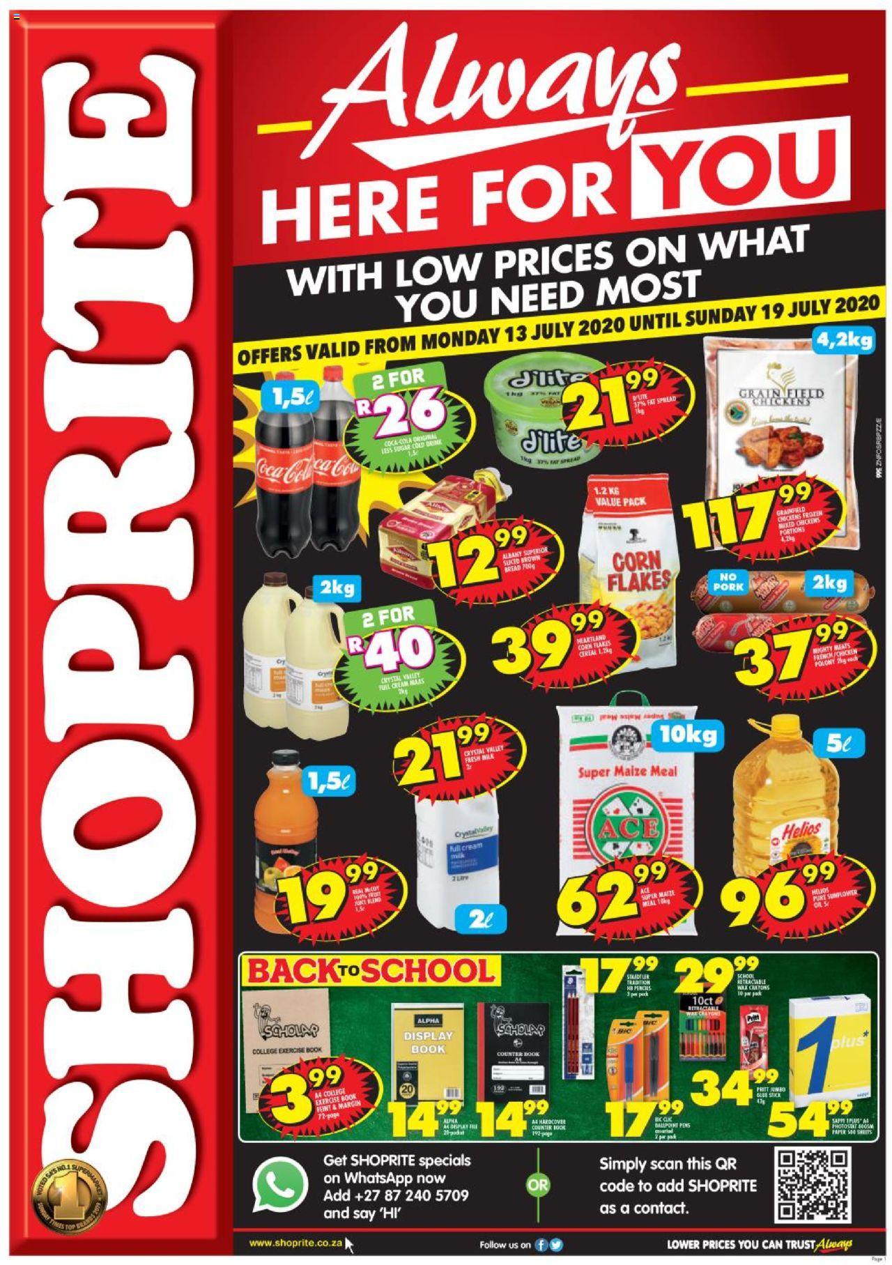 Shoprite Specials Always Here For You 13 July 2020