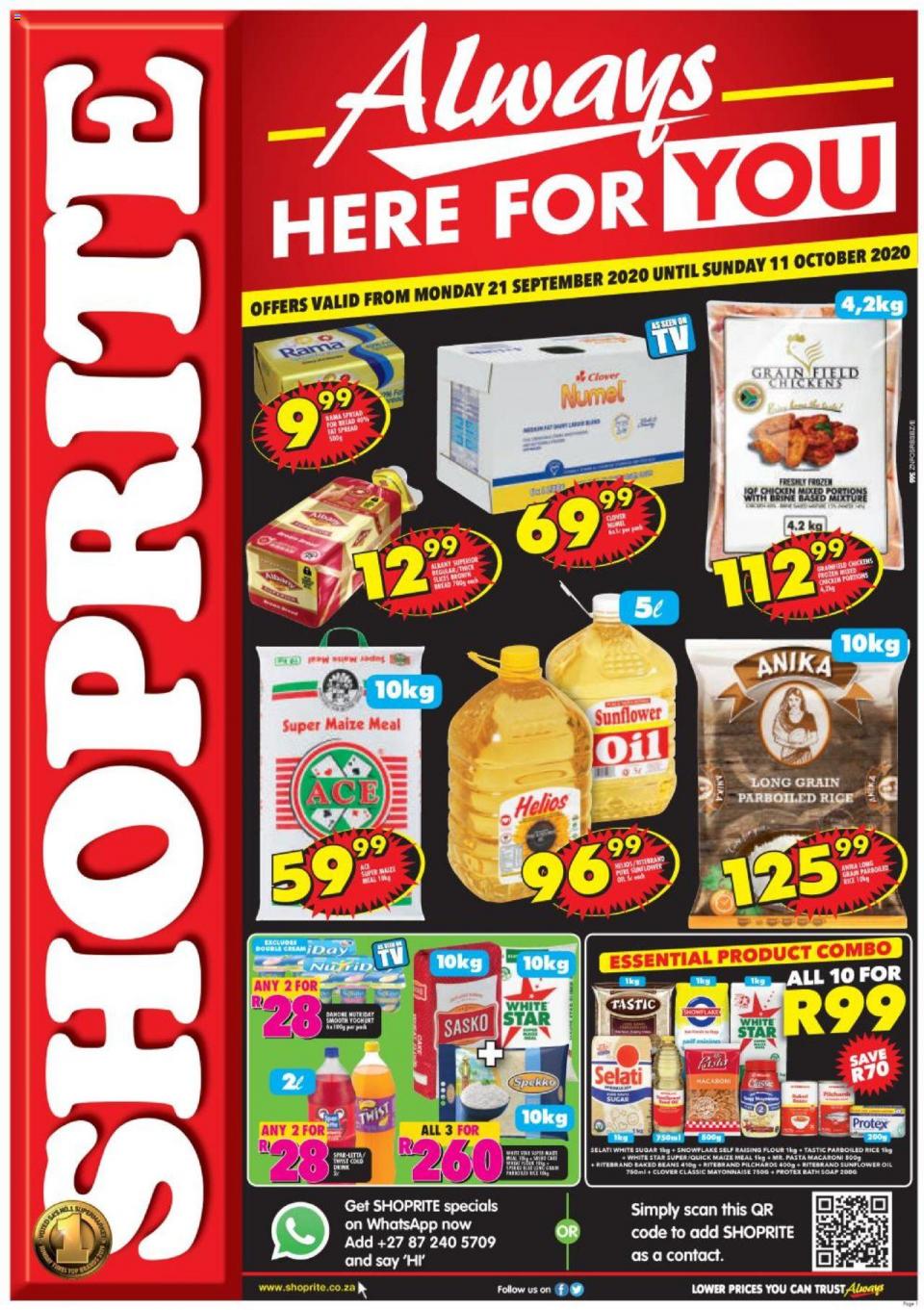 Shoprite Specials Always Here For You 21 September 2020