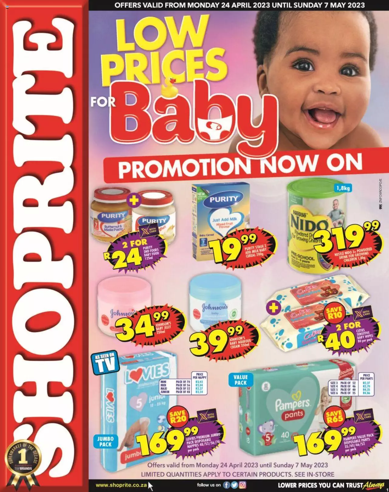 Shoprite Specials Baby Savings 24 Apr – 7 May 2023