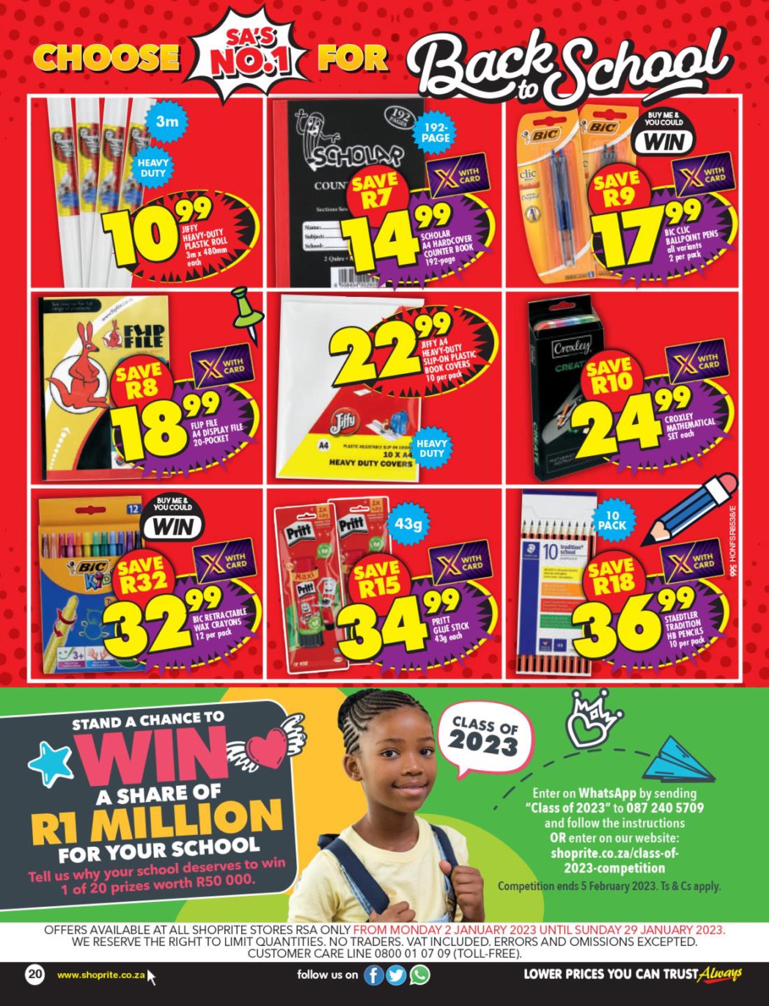 Shoprite Specials Back to School 2023 Shoprite Catalogue 2023