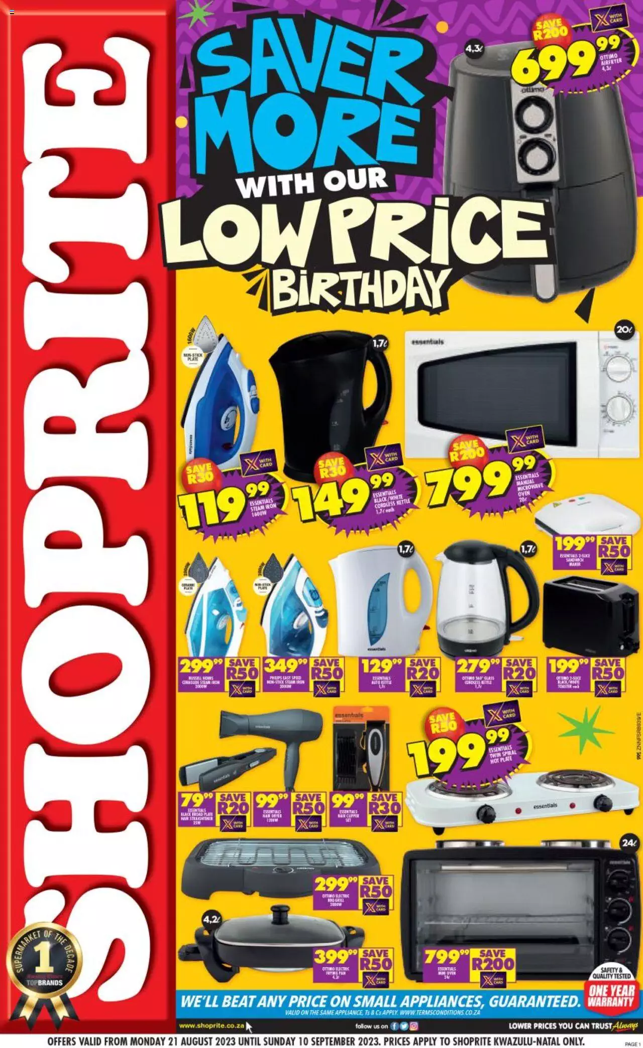 Shoprite Specials Birthday Favourites 21 Aug – 10 Sep 2023