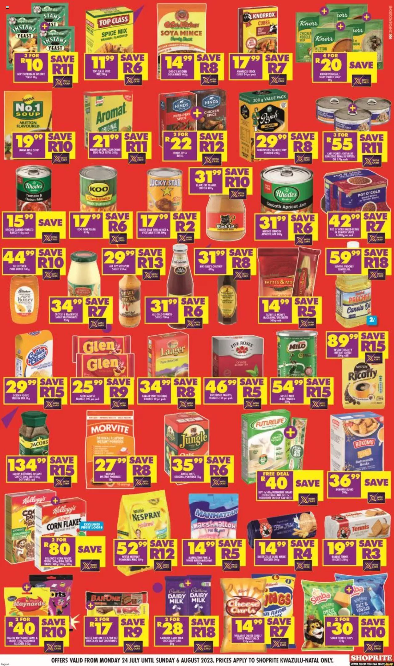 Shoprite Specials Birthday Savings July 2023 | Shoprite Catalogue