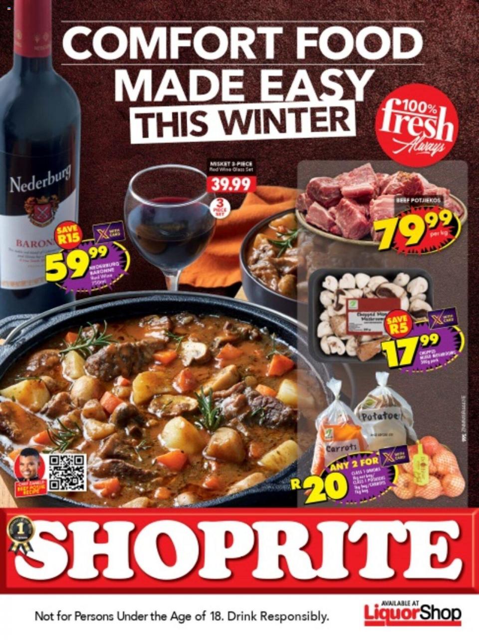 Shoprite Specials Comfort Food Made Easy This Winter 21 Jun – 4 Jul 2021