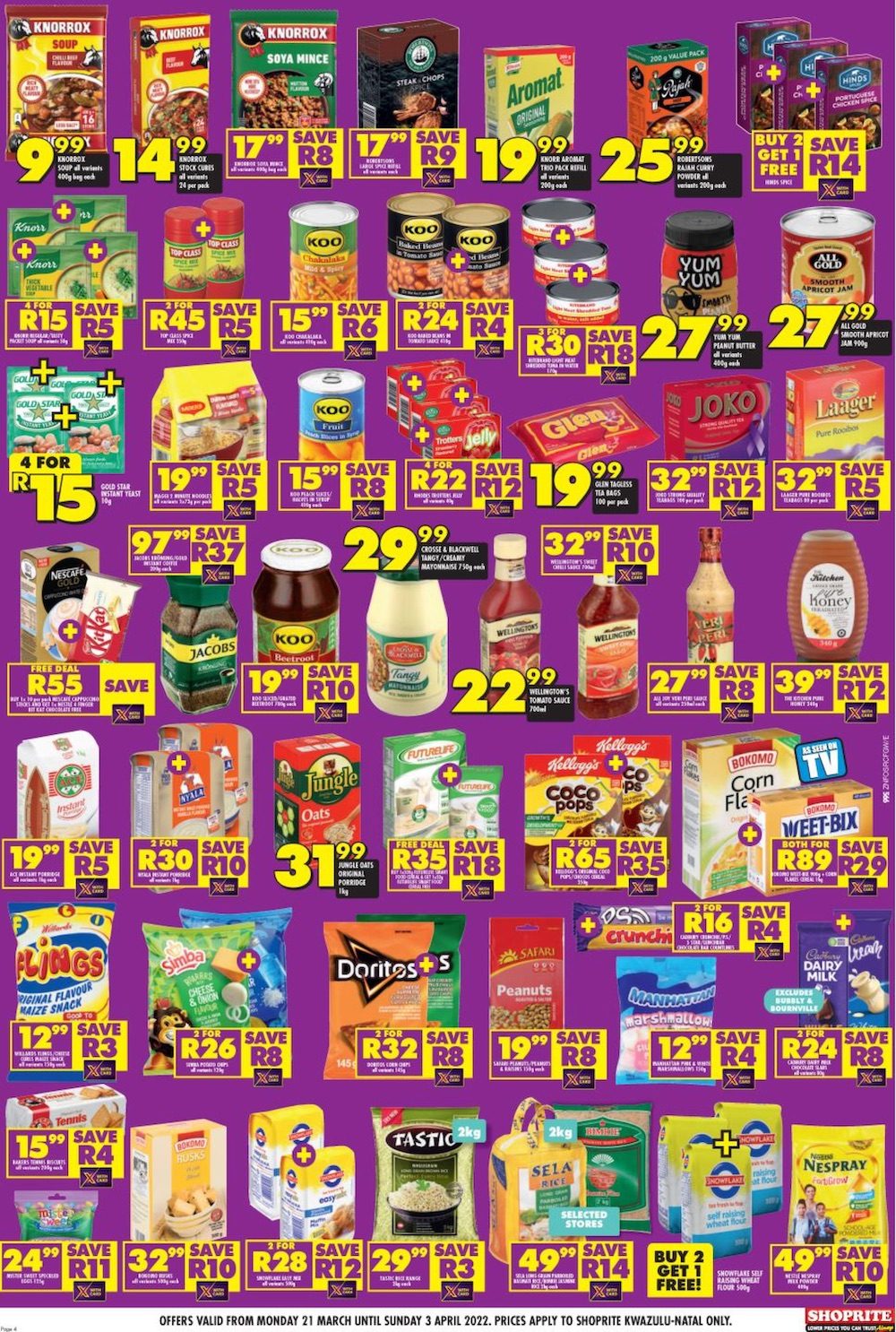 Shoprite Specials Early Easter Savings 2022 Shoprite Catalogue Easter