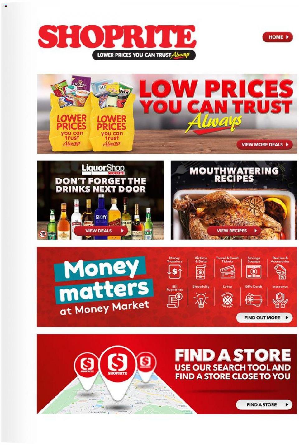 Shoprite Specials Shoprite Catalogue Shoprite Easter Low Prices