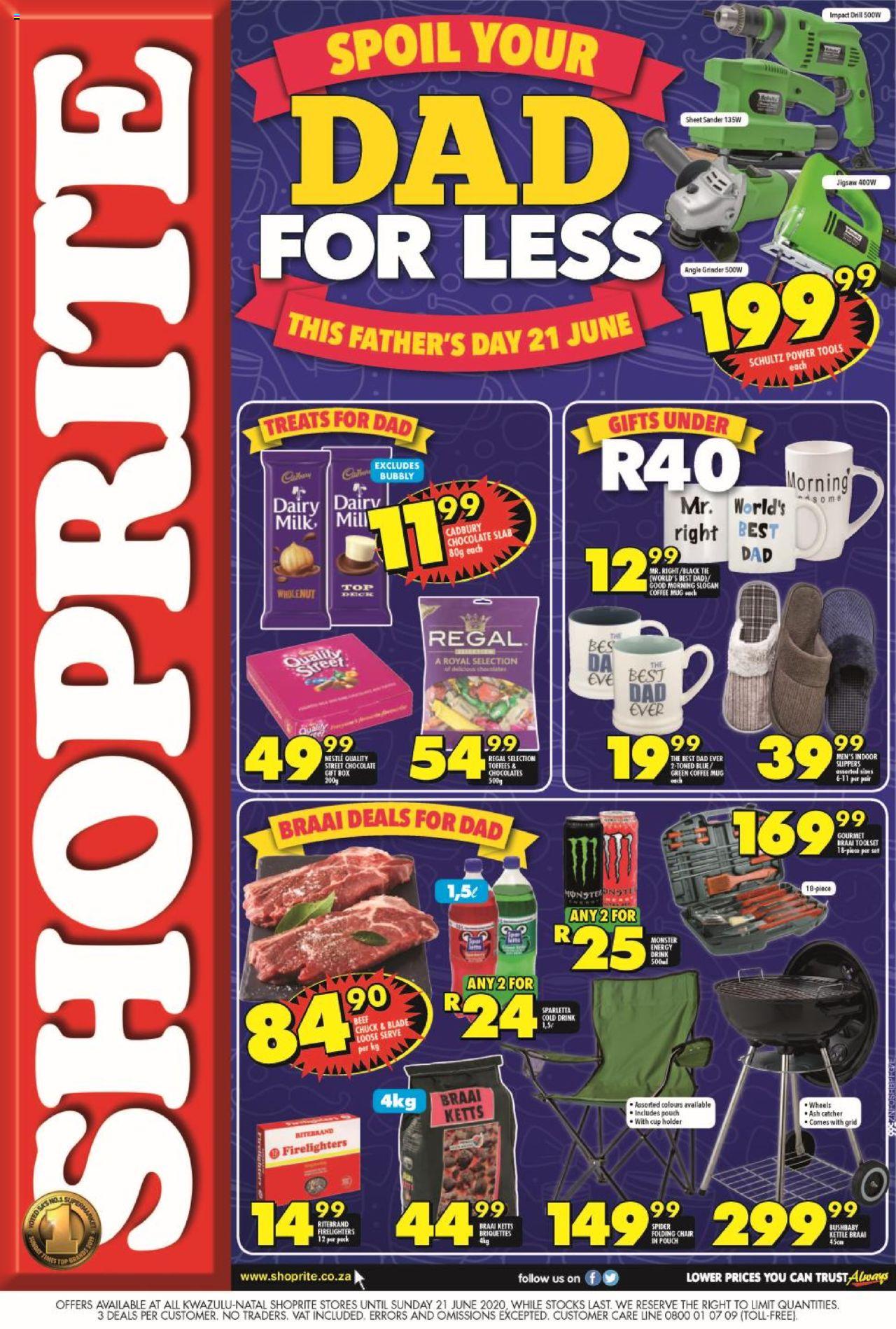 Shoprite Specials Father’s Day Promotion 16 June 2020