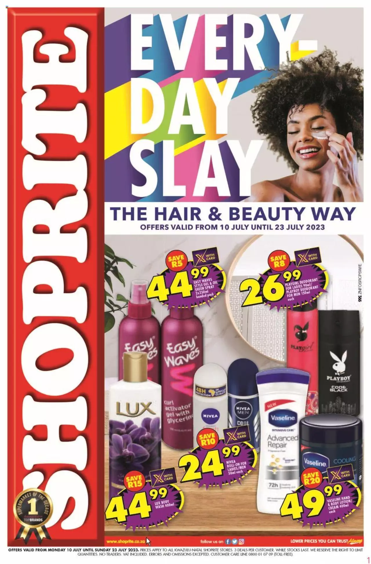Shoprite Specials Hair and Beauty July 2023