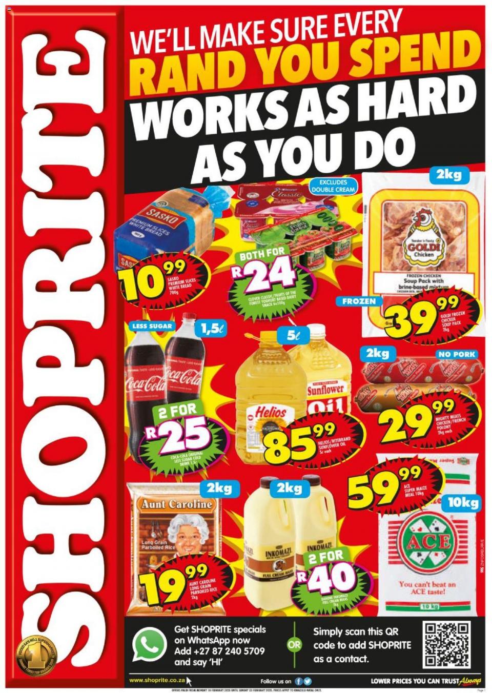Shoprite Specials Hustle Promotion 10 February 2020