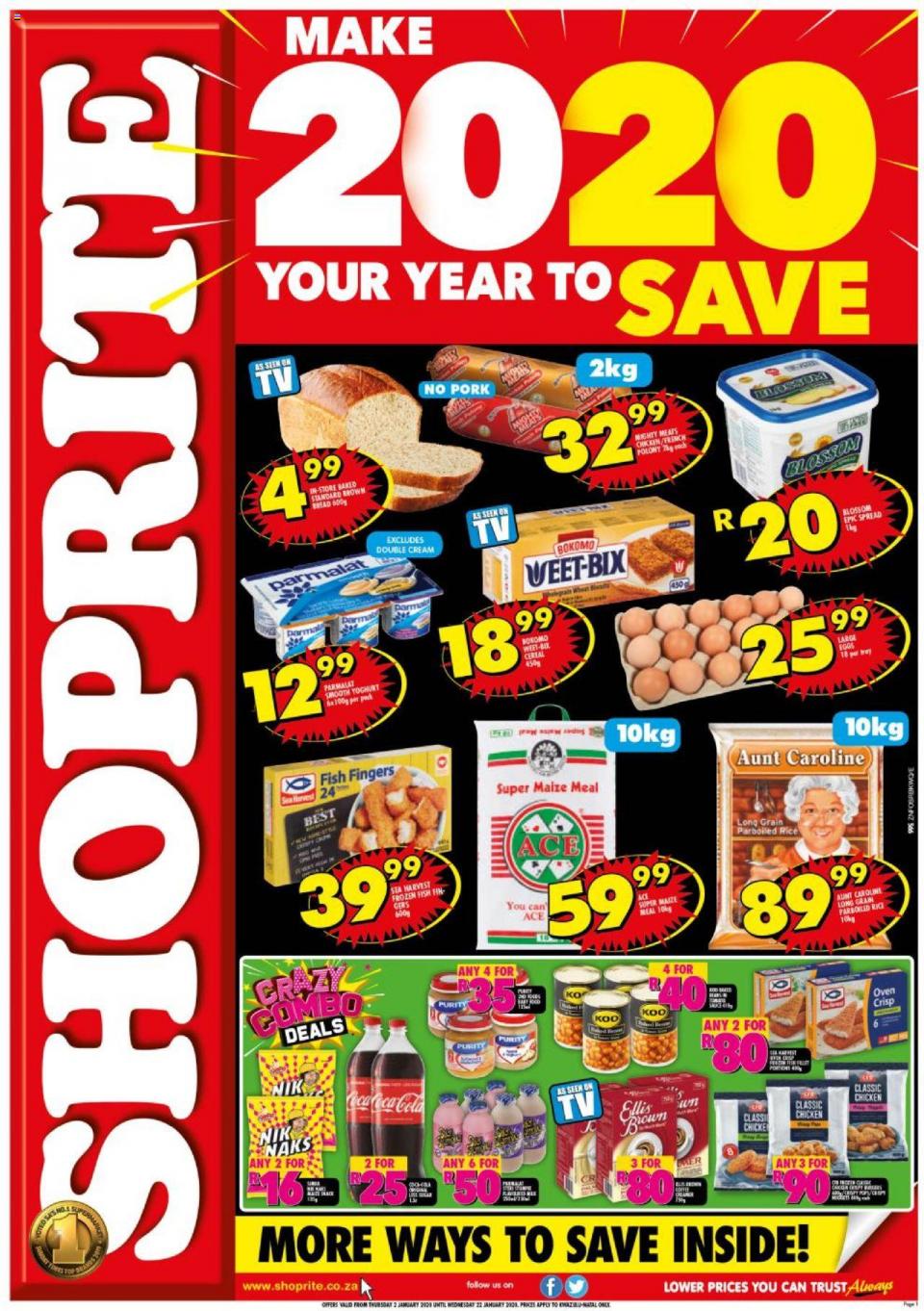 Shoprite Specials Jan Price Savings KwaZulu-Natal 2 January 2020