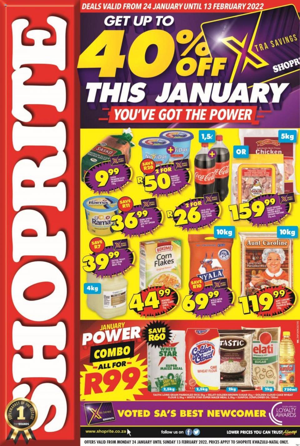 Shoprite Specials January Xtra Savings 24 Jan – 13 Feb 2022