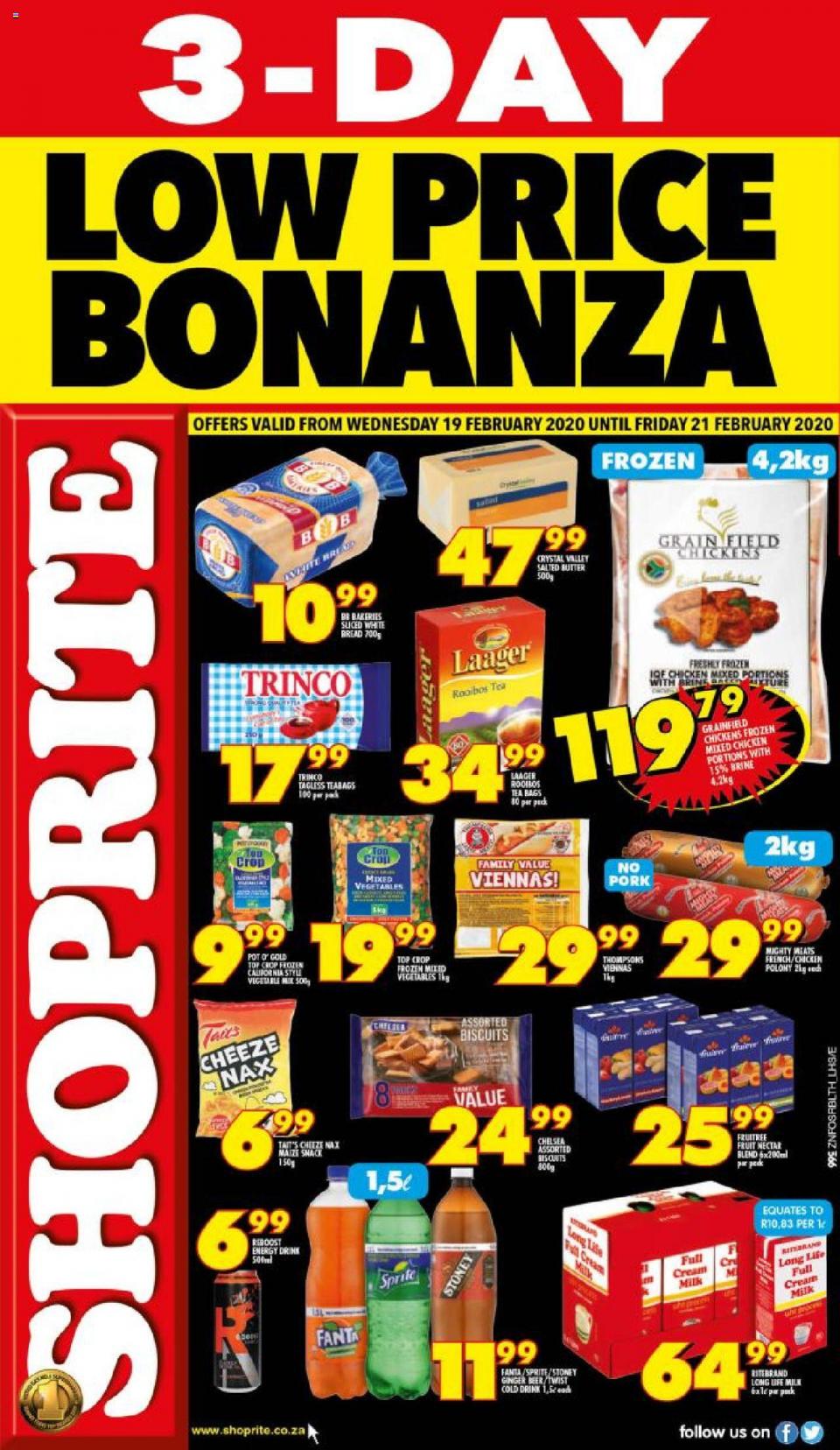 Shoprite Specials Low Price Bonanza 19 February 2020