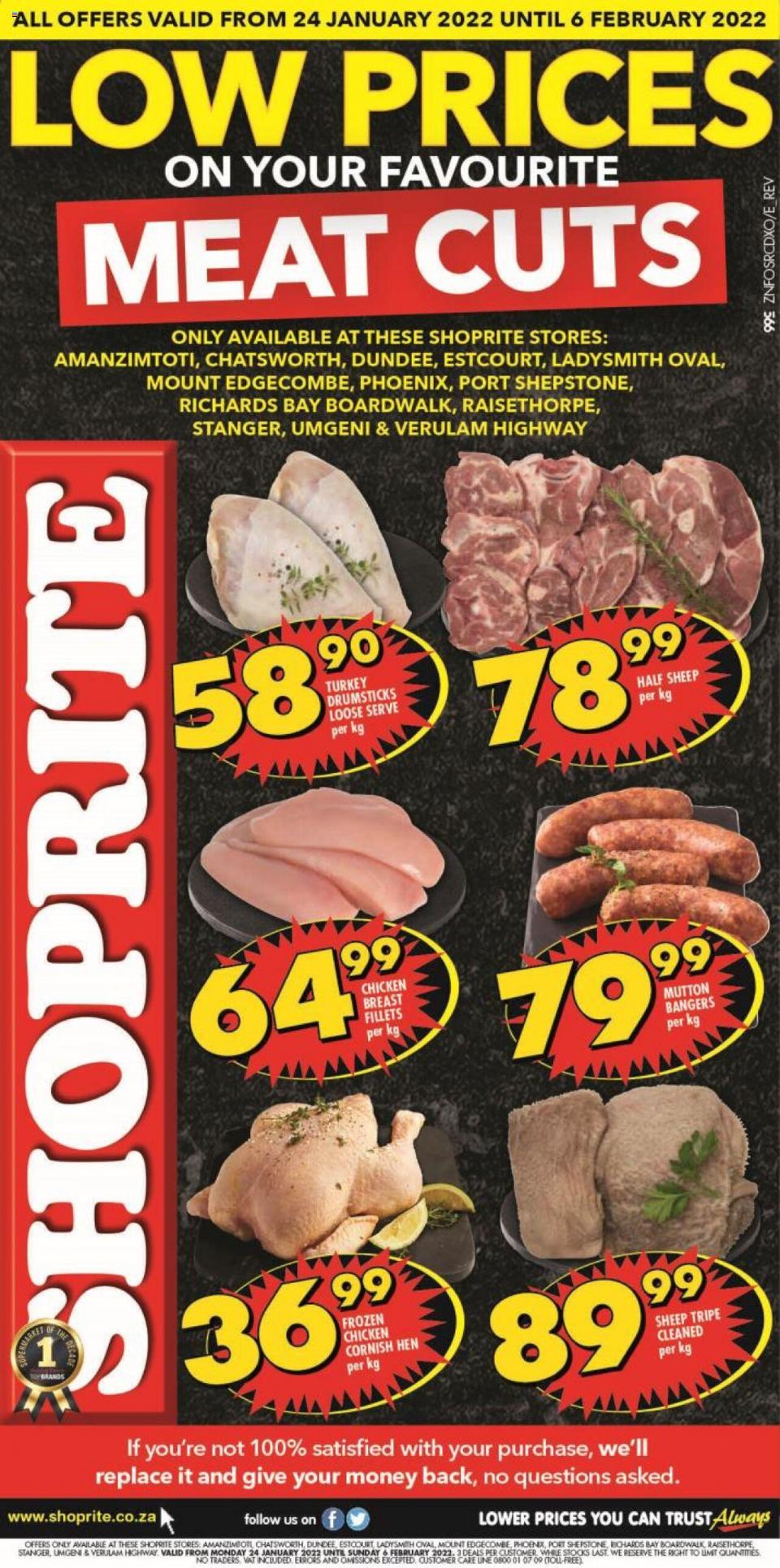 Shoprite Specials Low Prices On Meat 24 Jan – 6 Feb 2022