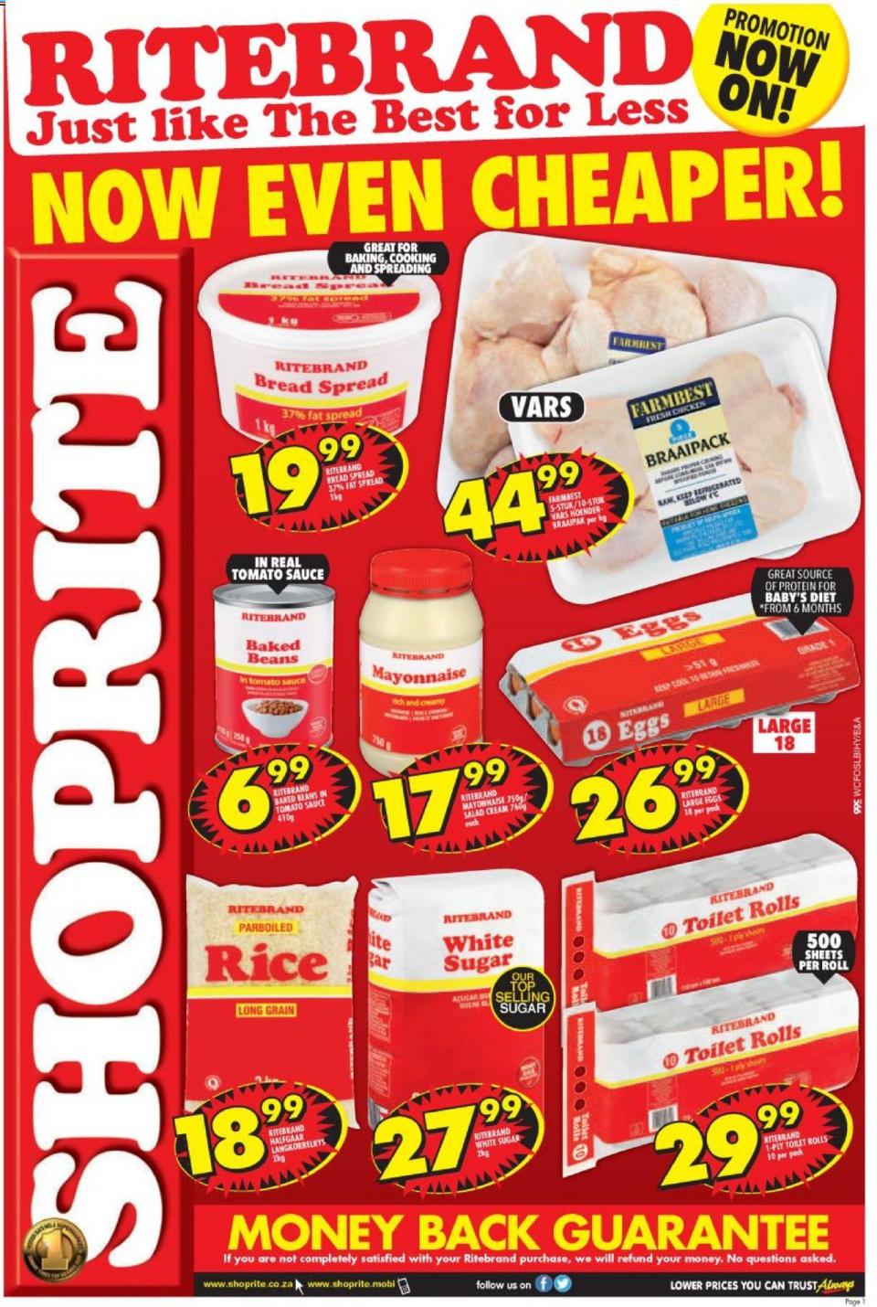 Shoprite Specials Ritebrand Promotion 09 October 2019 – Western Cape