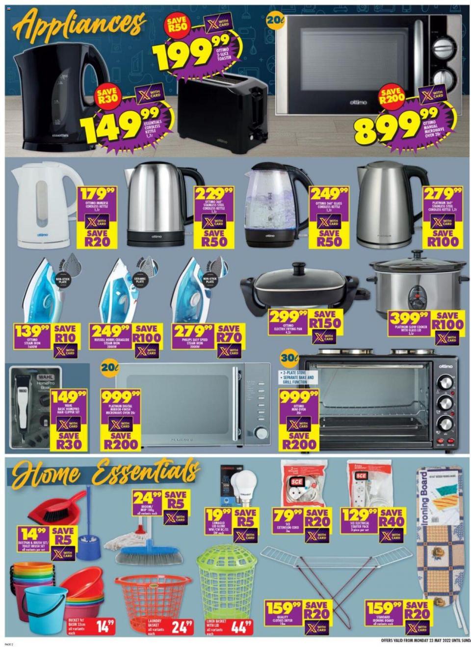Shoprite Specials Small Appliance May 2022 Shoprite Catalogue SA