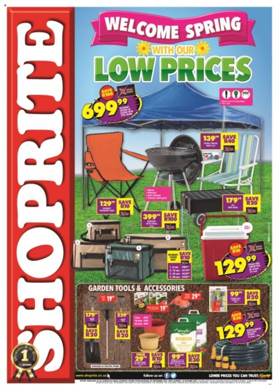 Shoprite Specials Spring Low Prices 20 Sep – 10 Oct 2021