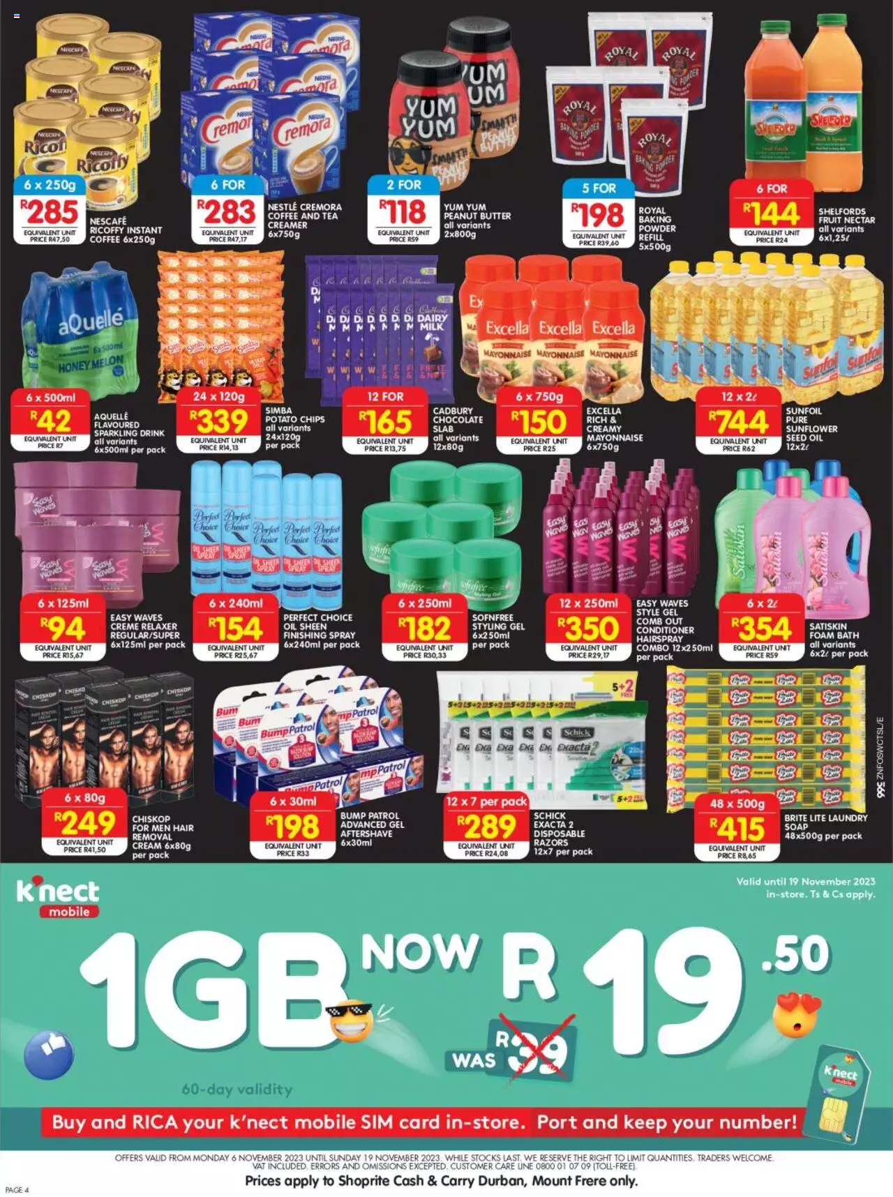 Shoprite Specials Stokvel Promotion Nov 2023 Shoprite Catalog