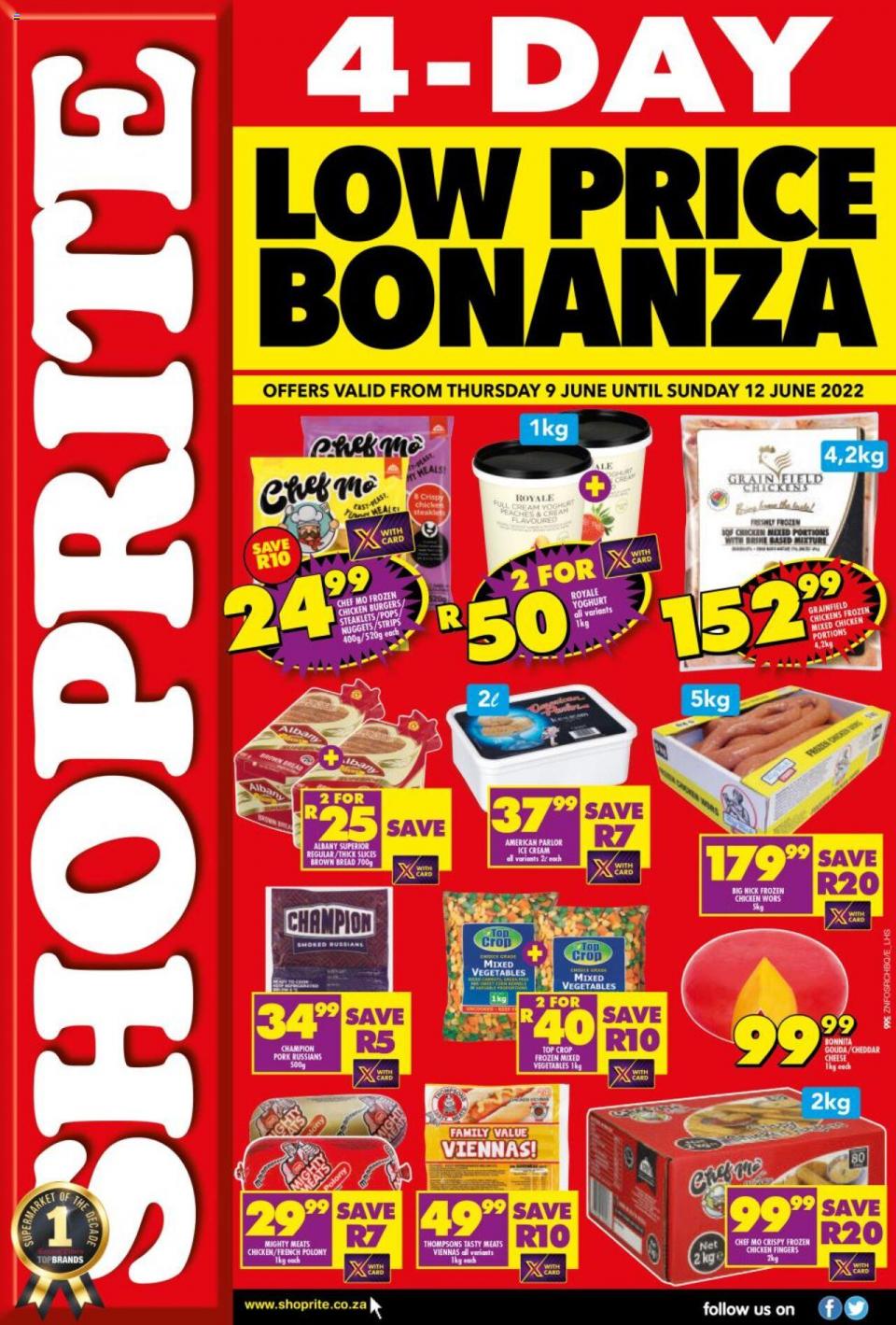 Shoprite Specials Weekend Bonanza Deals 9 – 12 June 2022