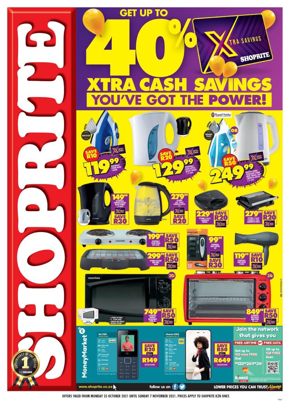 Shoprite Specials Xtra Savings 25 Oct – 7 Nov 2021