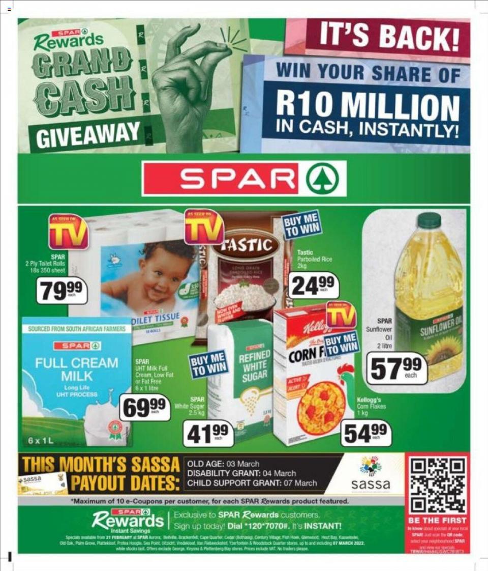 Spar Specials 21 Feb 2022 Spar Catalogue Spar Weekly Specials SA