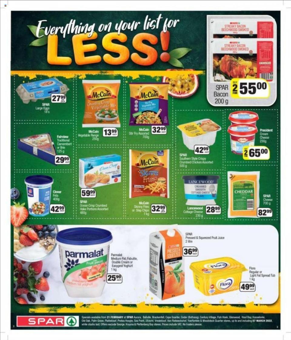 Spar Specials 21 Feb 2022 | Spar Catalogue | Spar Weekly Specials | SA