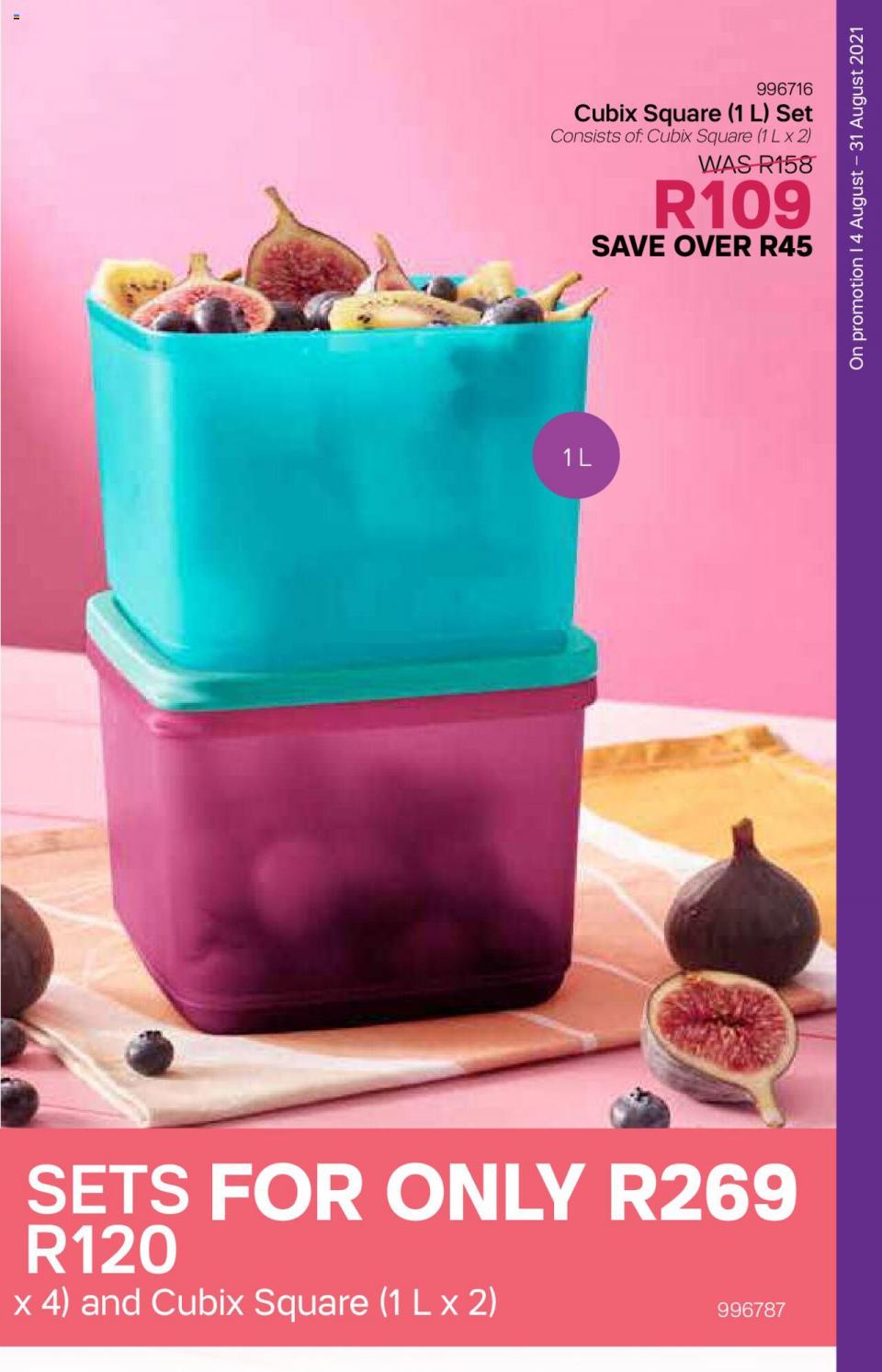 Tupperware Specials 4 August 2021 Tupperware Catalogue South Africa