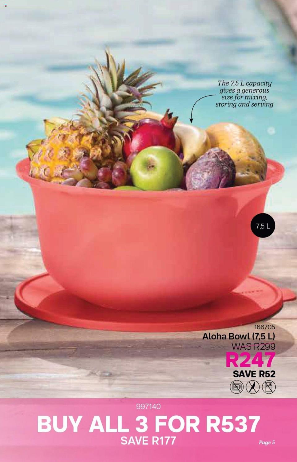 Tupperware Specials 5 October 2022 Tupperware Catalogue SA 2022