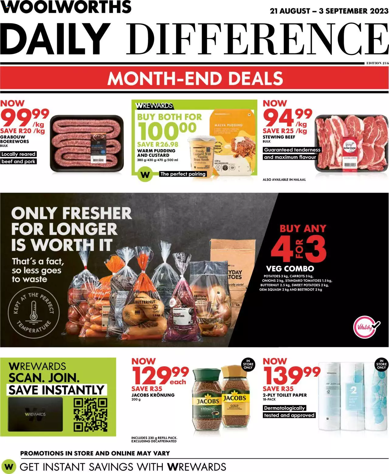Woolworths Specials 21 August – 3 September 2023