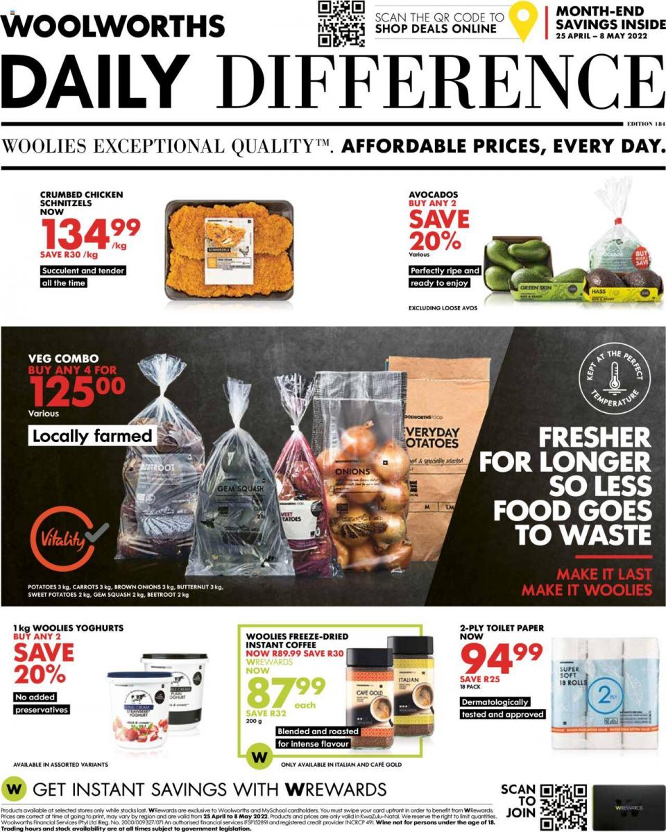 Woolworths Specials 25 Apr – 8 May 2022