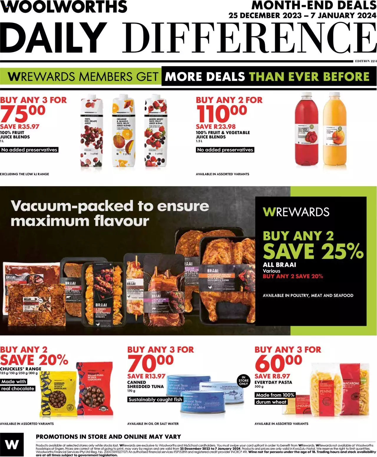 Woolworths Specials 25 Dec 7 Jan 2024 Woolworths Catalogue   8 