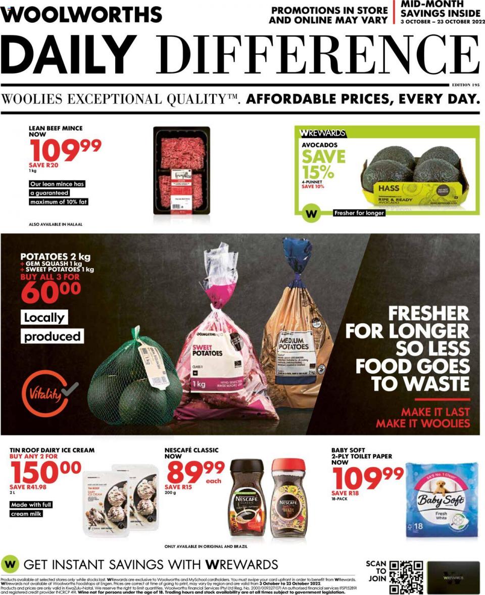 Woolworths Specials 3 – 23 October 2022