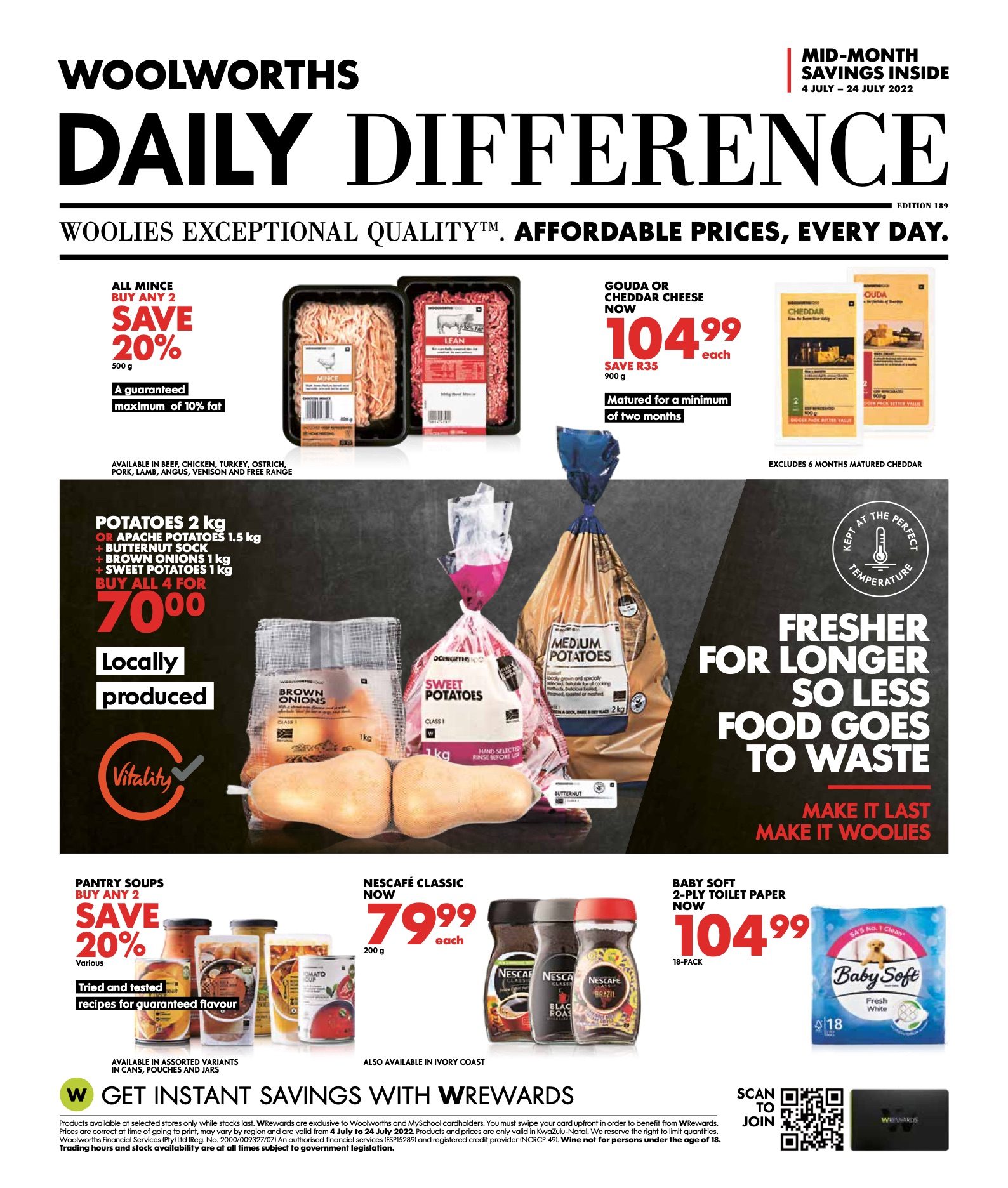 Woolworths Specials 4 – 24 July 2022