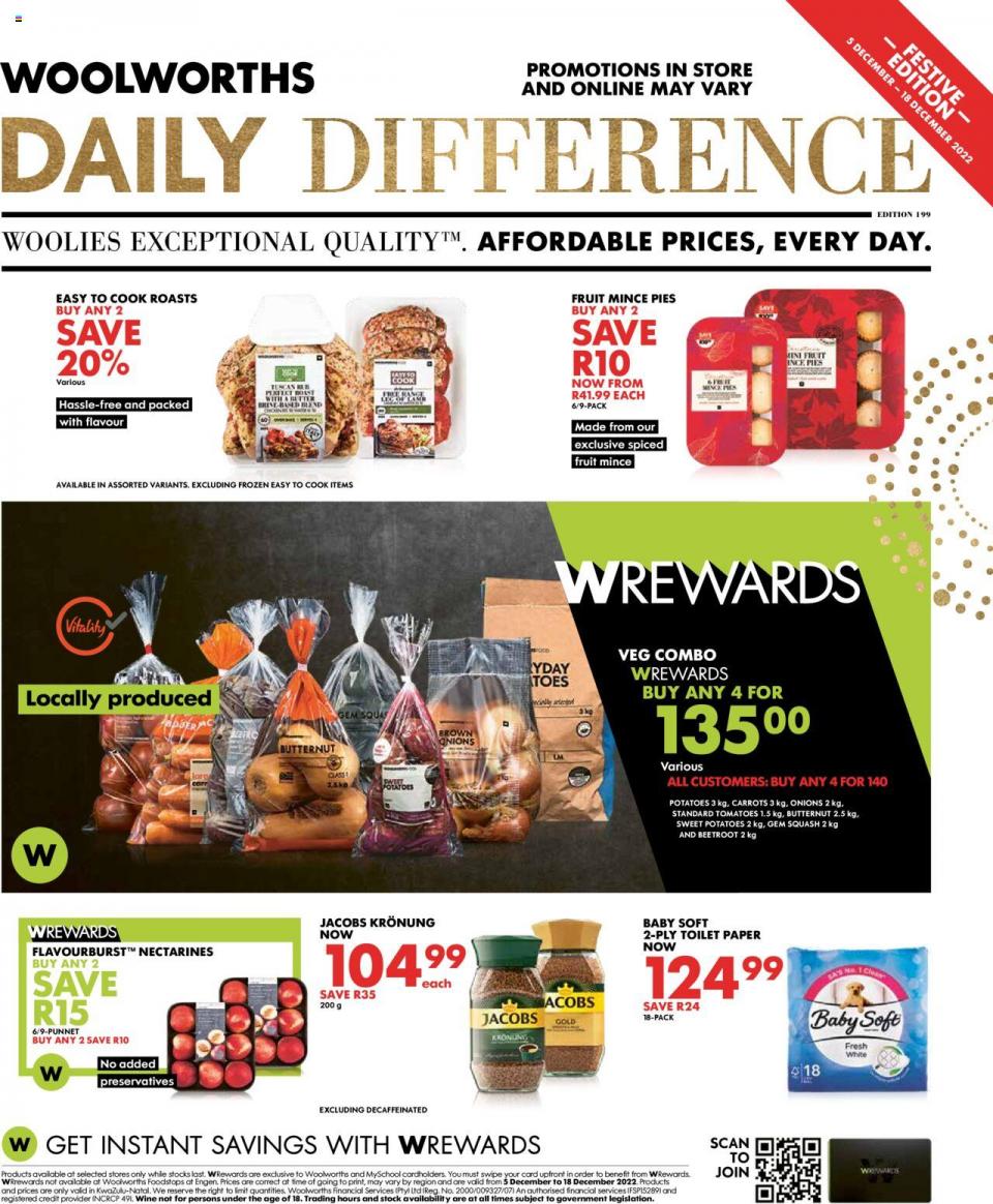 Woolworths Specials 5 – 18 December 2022