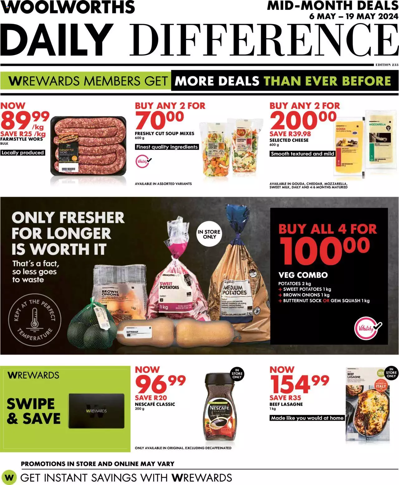 Woolworths Specials 6 – 19 May 2024