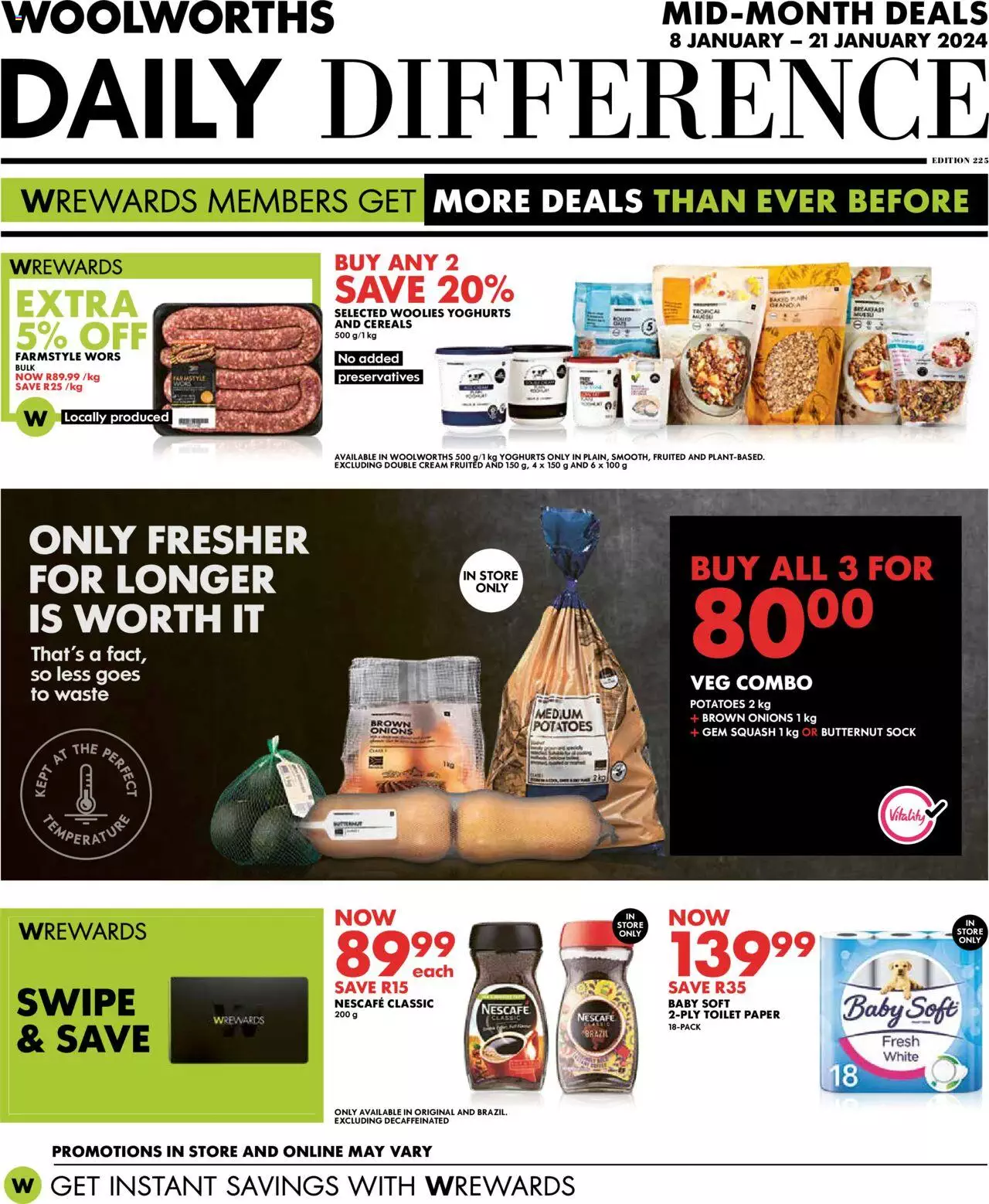 Woolworths Specials 8 – 21 January 2024
