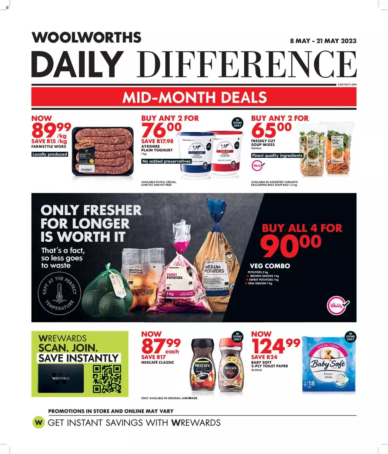 Woolworths Specials 8 – 21 May 2023